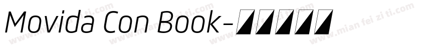 Movida Con Book字体转换